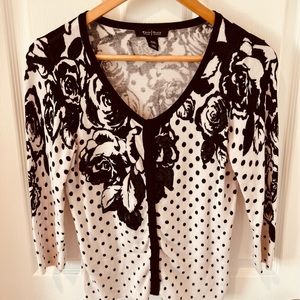 White House Black Market 3/4 Sleeve Cardigan